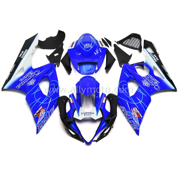 0363 Fairing Suzuki GSXR1000 K5 05 06 2005 2006 Corona Extra Blue 0363 Fairing Suzuki GSXR1000 K5 05 06 2005 2006 Corona Extra Blue